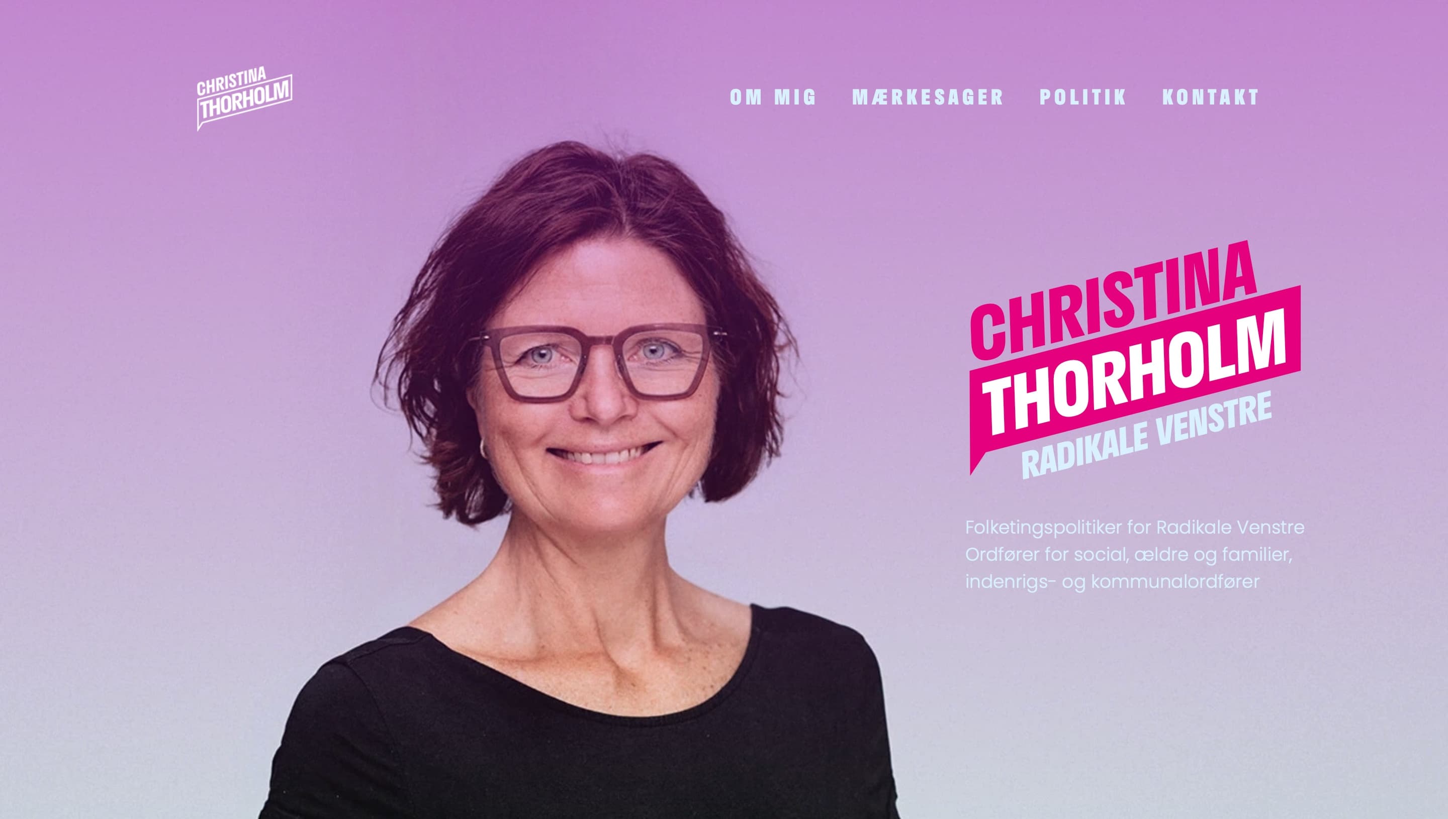 Christina Thorholm campaign website